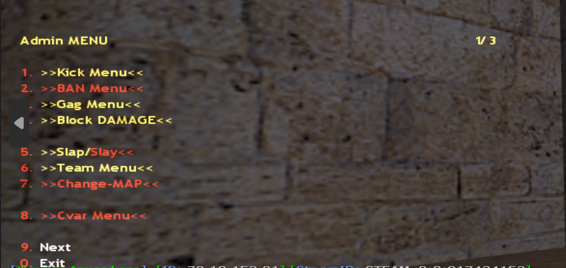AmxModMenu Customizable