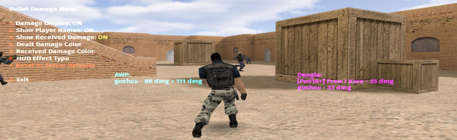 Realtime Bullet Damage Plugin – CS 1.6