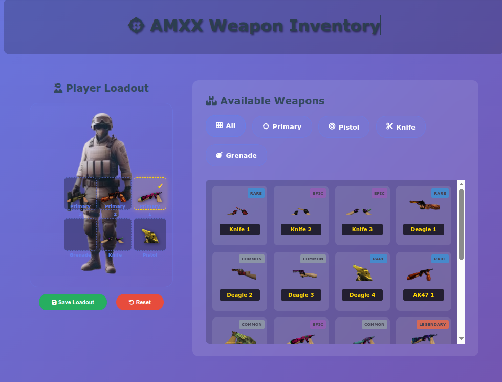 CS 1.6 MySQL Weapon Skins System