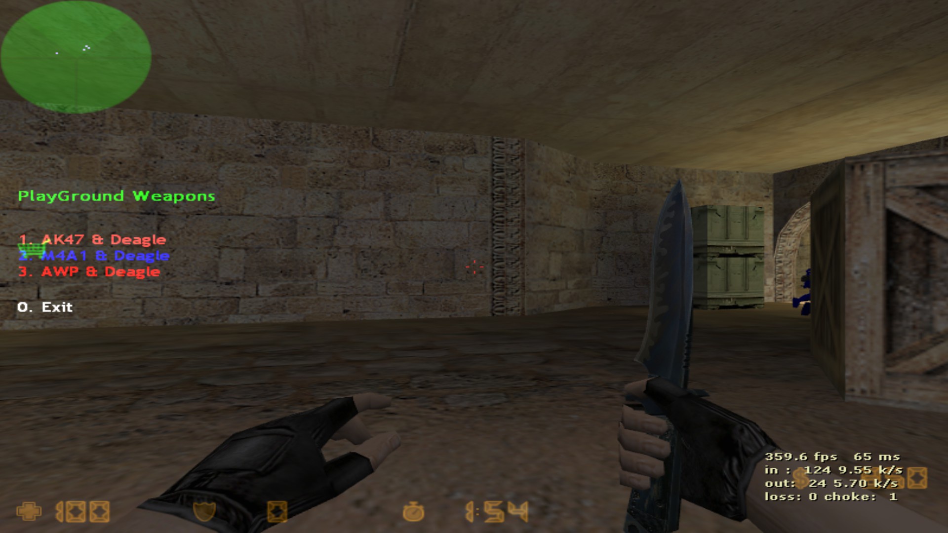 AMXX Weapons Hud Menu