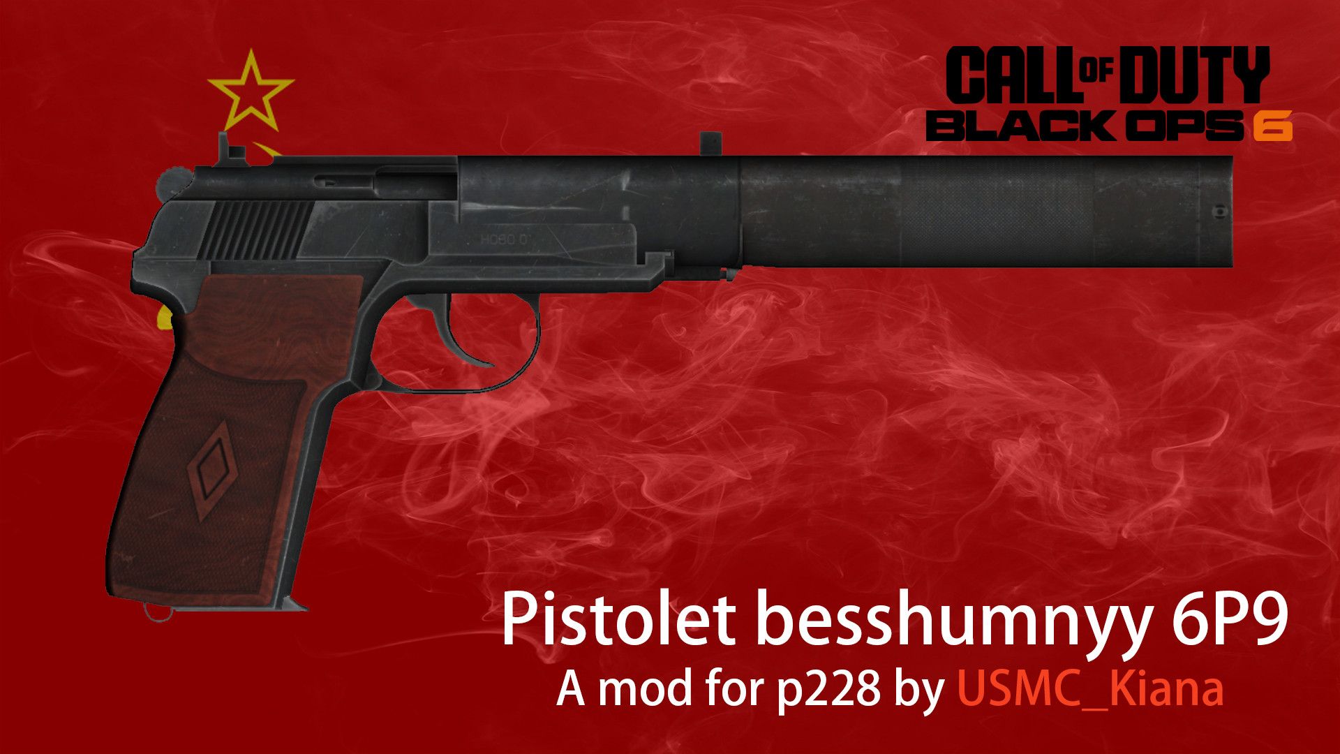 Makarov PB 6P9 on Black Ops 6 Animations
