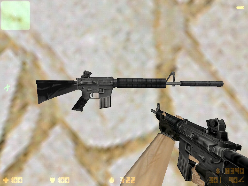 M16 Without Carrying Handle!
