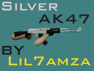 Silver AK47