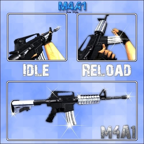 M4A1 STYLE Black/White