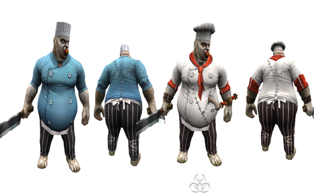 Model zombi Heavy Shef