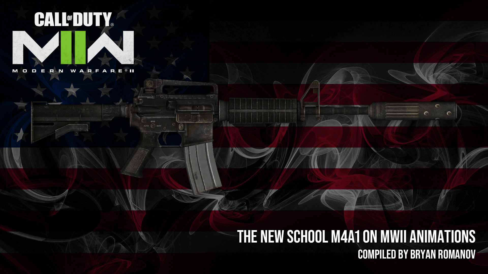 The New School M4A1 on MWII Animations