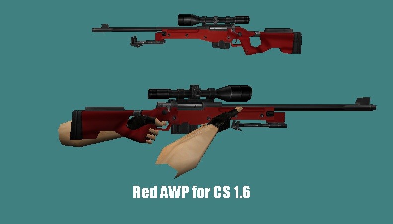 Red AWP for CS 1.6
