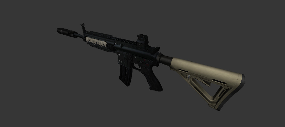 HK416 on BrainCollector Animation