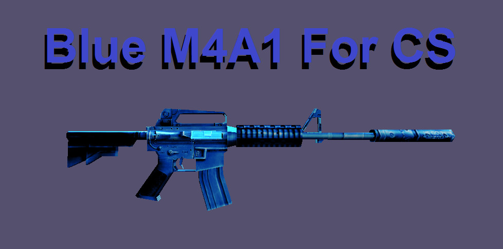 Blue M4A1