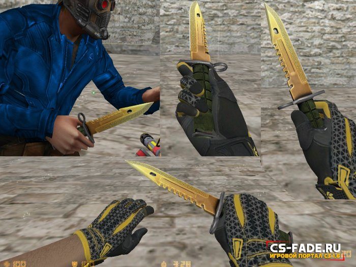 Knife Model - Lore + Gloves from CS:GO