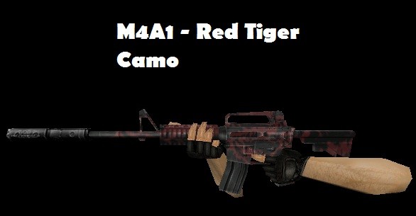 Red Tiger Camo M4A1