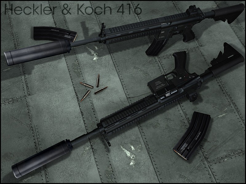 HK416 On 3 Set Custom Anims Pack