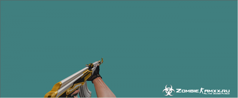 Model Weapon - AK-47 (White Gold)
