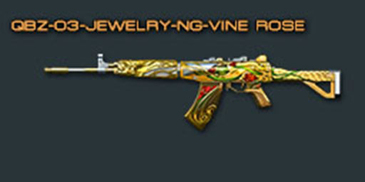 Crossfire QBZ03-Jewelry-NobleGold-VineRose