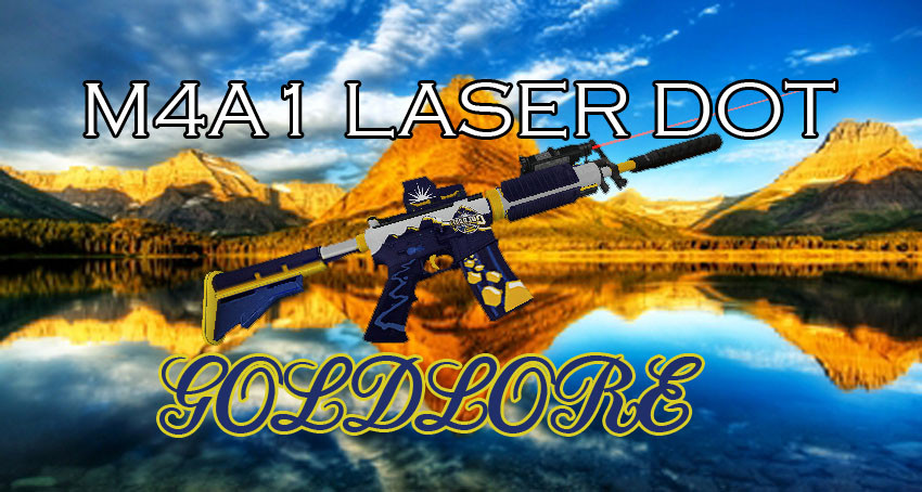 M4A1 Laserdot Goldlore