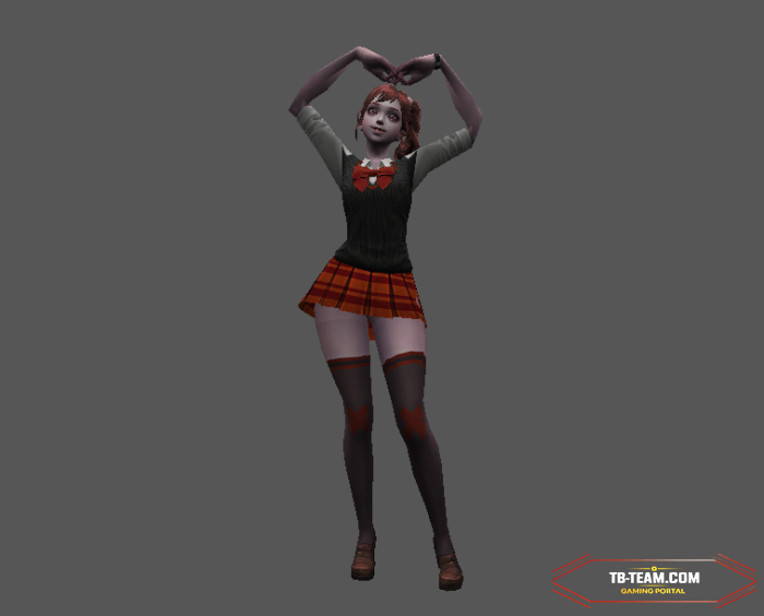 Zombie Model - Student Ghost Girl