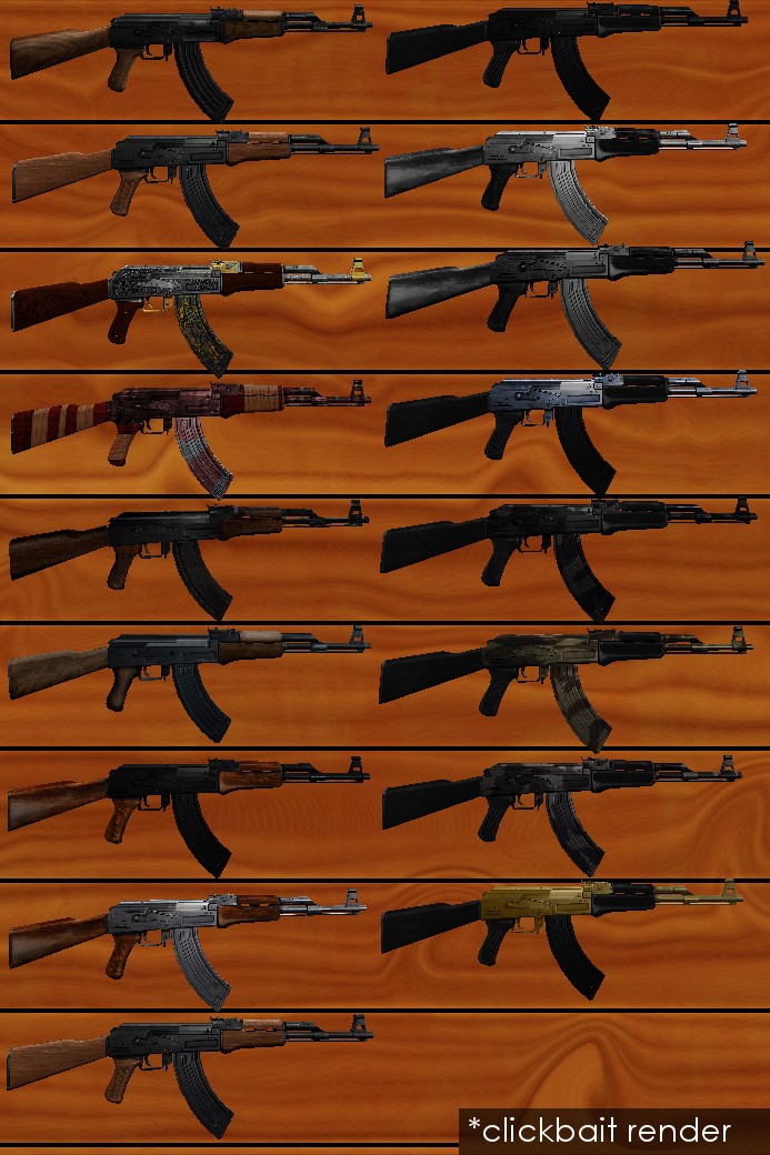 Shrike's AK47 on Trollestia's AK74 Animation