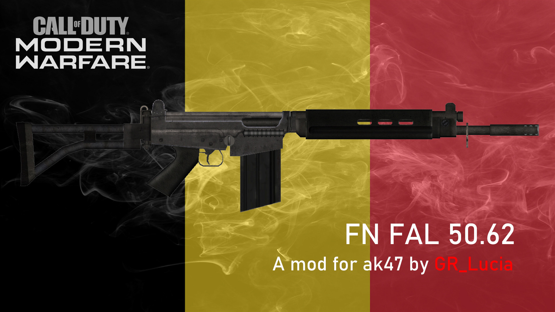 FN FAL 50.62 on MW2019 Animation