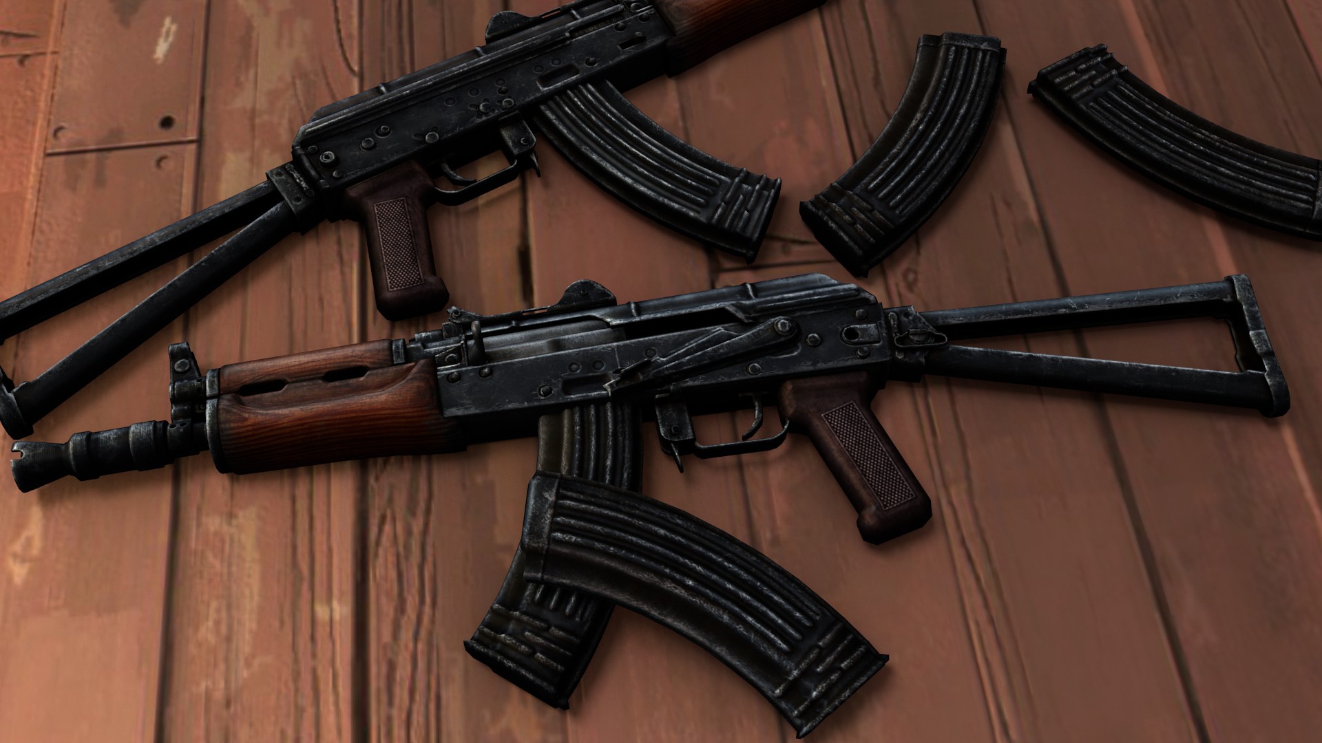 Millenia's AKS-74U On IIopn's AK47
