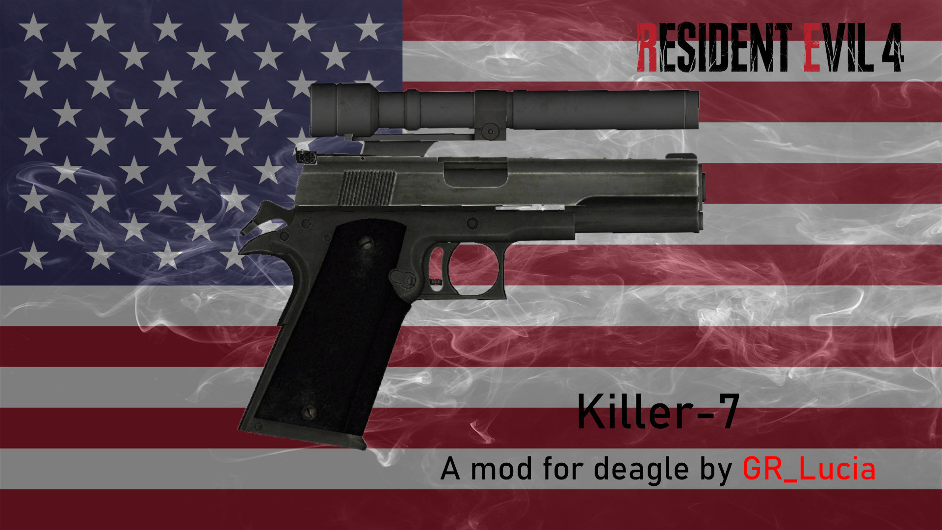 RE4 Remake AMT Hardballer "Killer7"