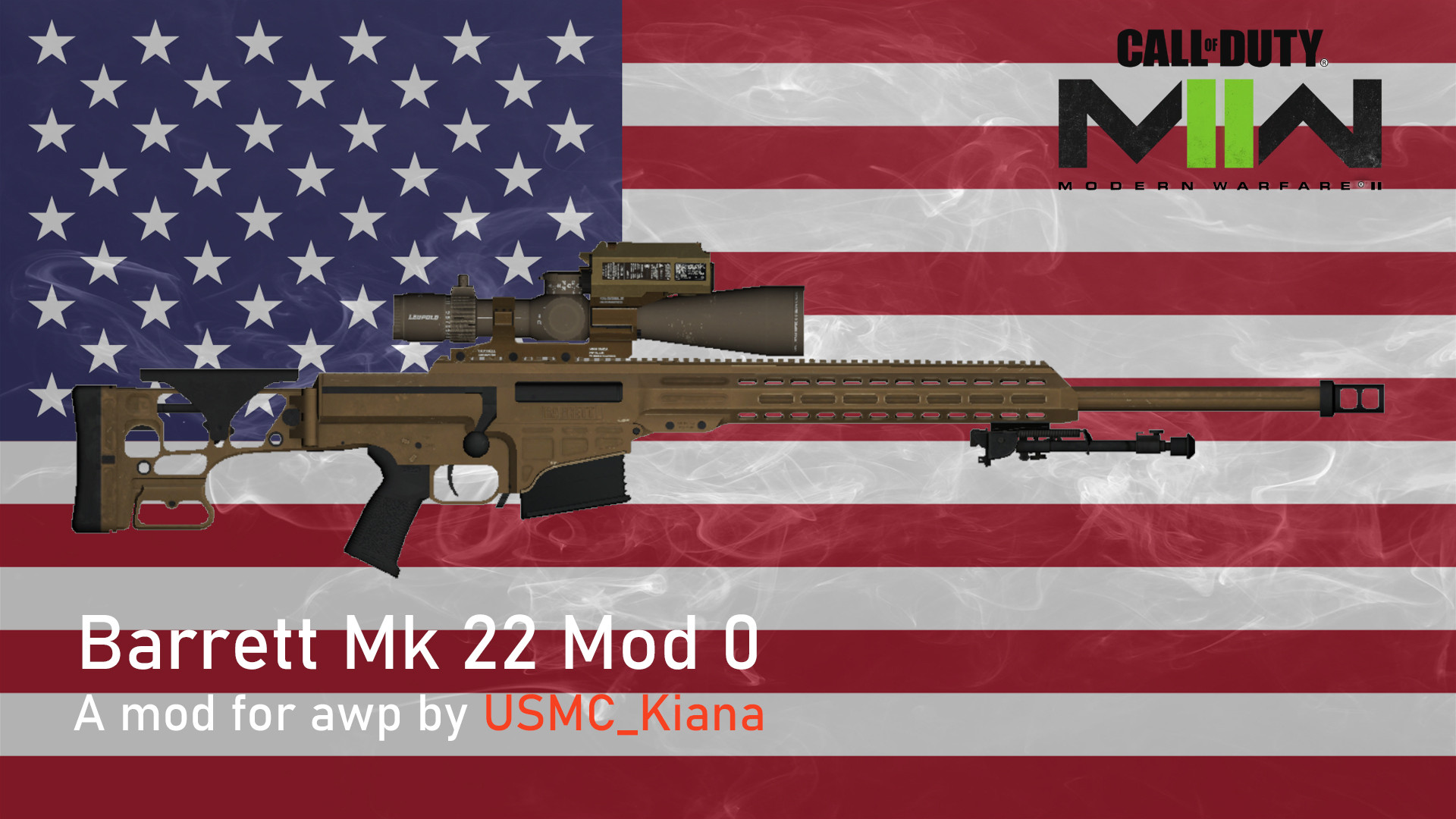 AWP Sniper — Barrett MRAD MK 22 MOD 0 ASR on MW2022 Animation