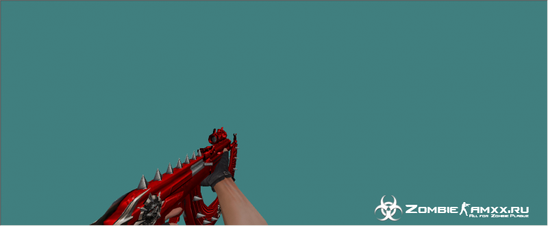 Model Weapon Ak47 Blood