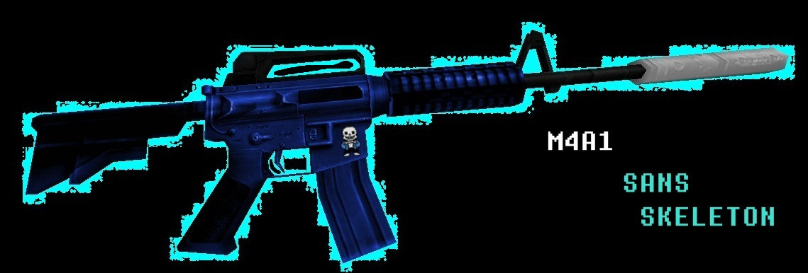 M4A1 Sans Skeleton