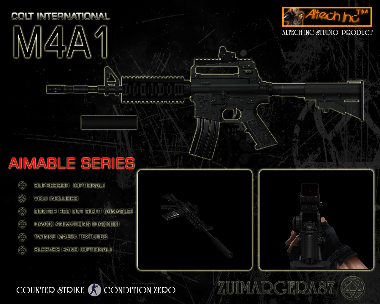 M4A1 Aimable by zulmargera87