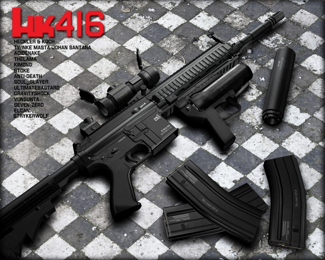 Hk416 Assault Rifle