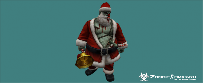 Model zombi Santa Xmas