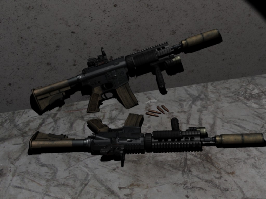 M4A1 CQB Desert SOPMOD