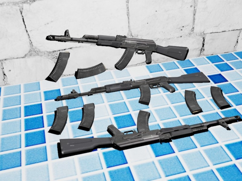 Darkstone AK101 On -WildBill- Animations