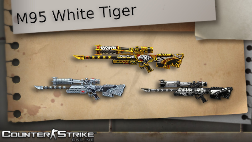 Barrett M95 White Tiger