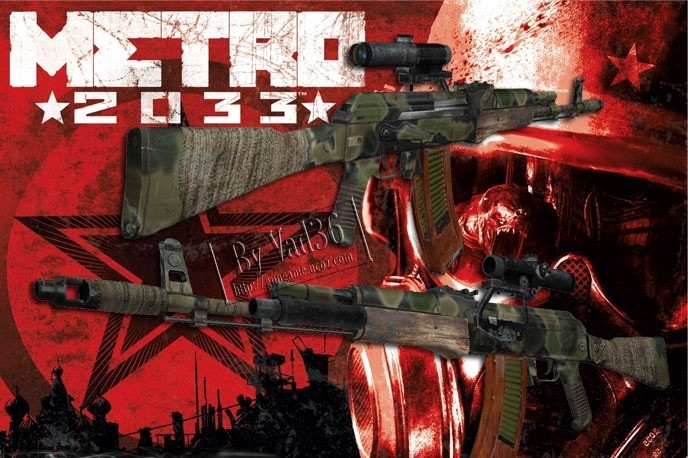 Metro 2033's Ak 47 V2 (No Acog) on 2 Animation