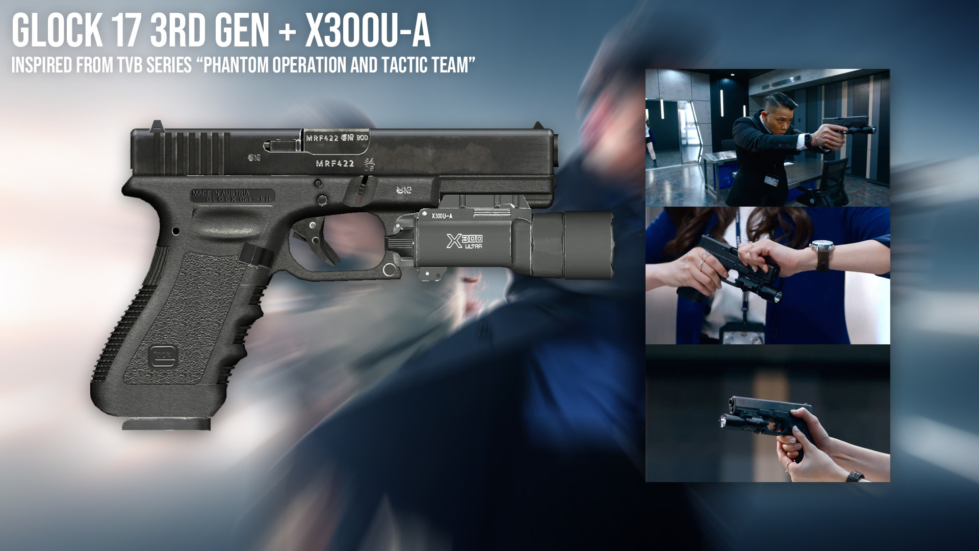 POTT Glock 17 3rd Gen + X300U-A