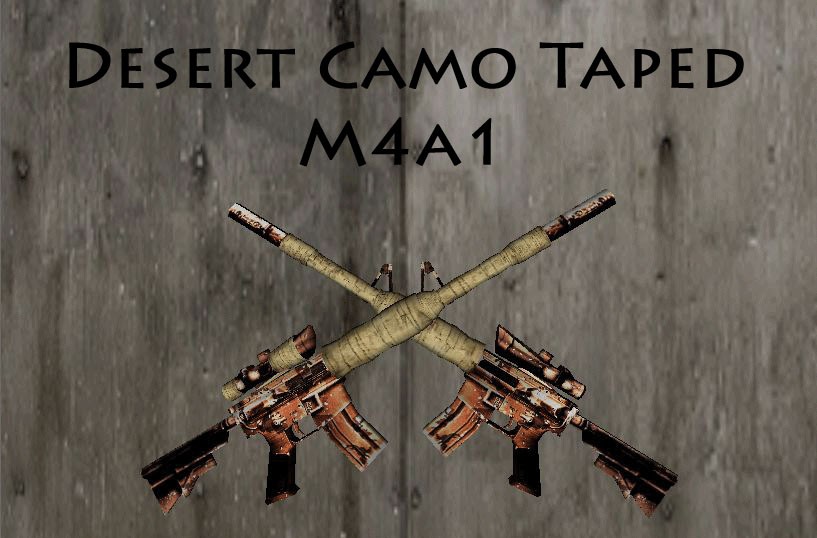 Desert Camo Taped M4a1