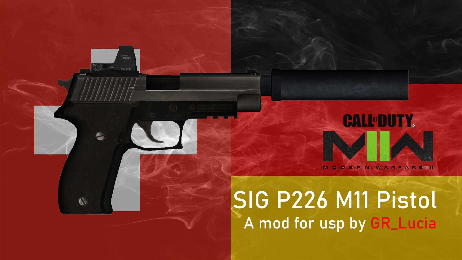 SIG P226 TAC on MW2022 Animation