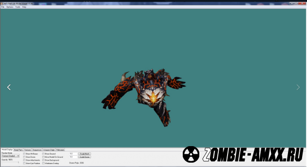Model zombi Revenant fire