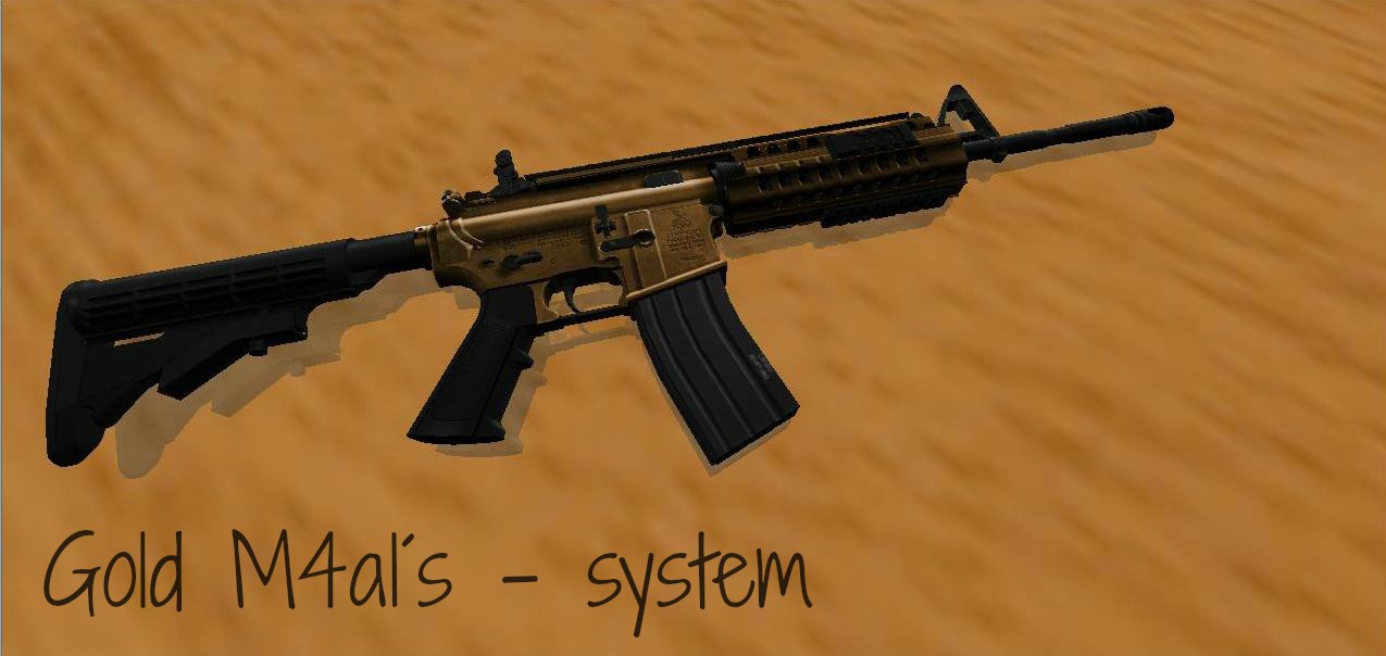 Gold M4a1s - system