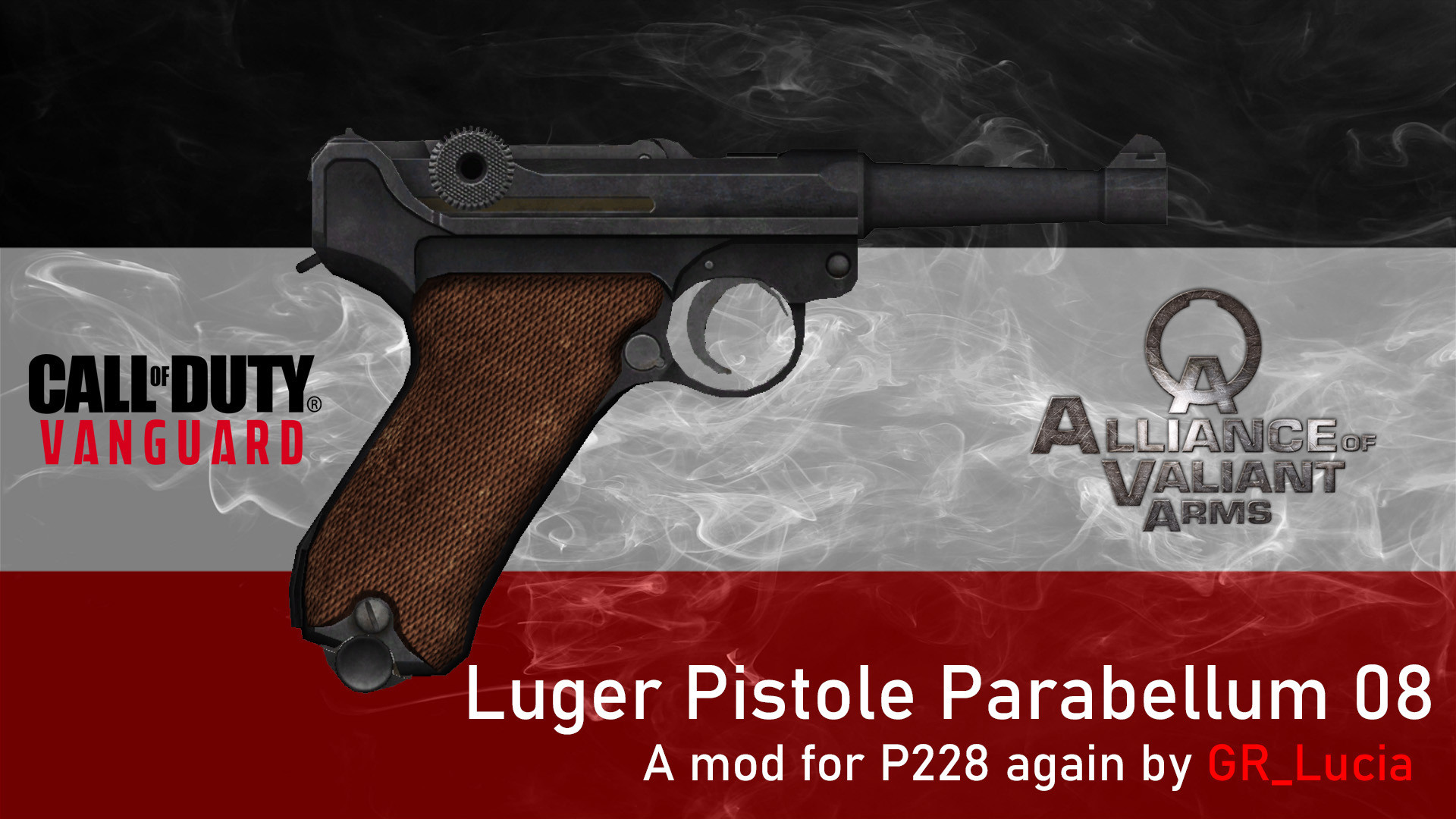 Luger Pistol 08 on Vanguard Animation