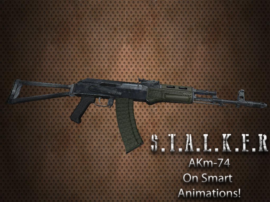 S.T.A.L.K.E.R AK-74 On Smart Anims