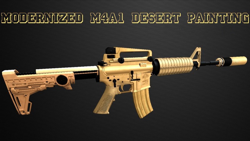 Modernized M4A1 Desert Edition