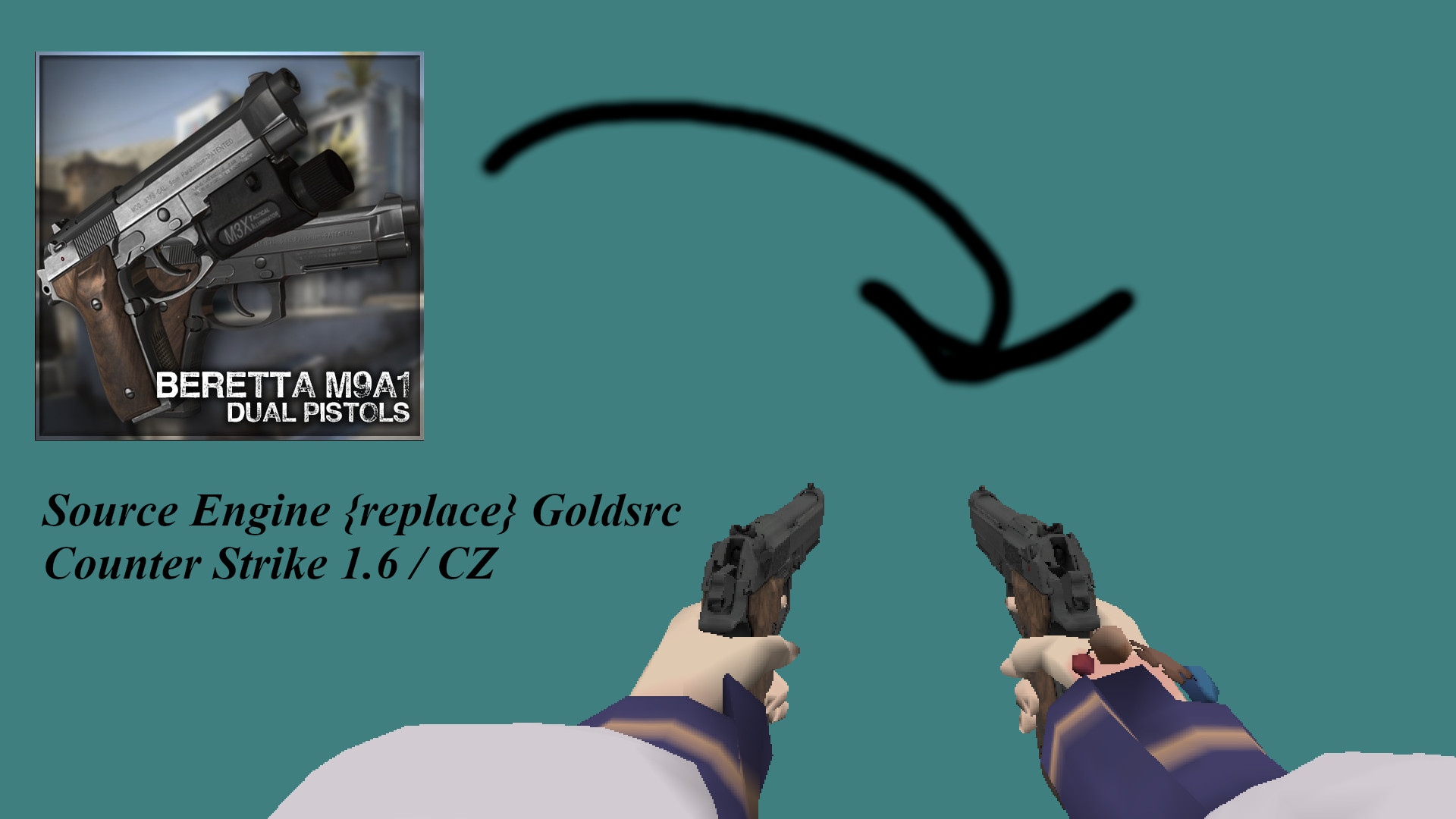 Counter-Strike 2: DualBerettas {Replace} DualElite