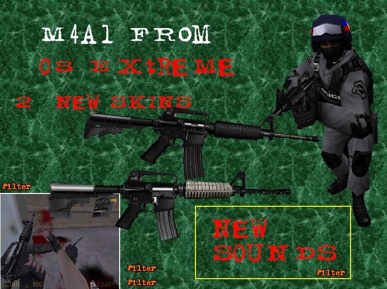 M4a1 from CS 1.5 Extreme Pack