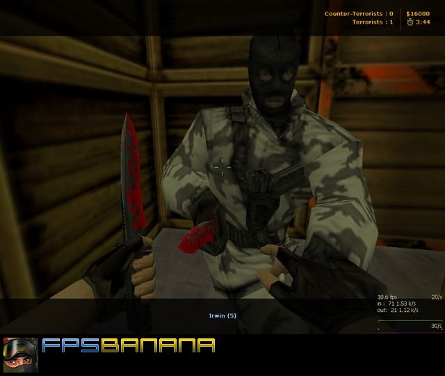 knife whit blood