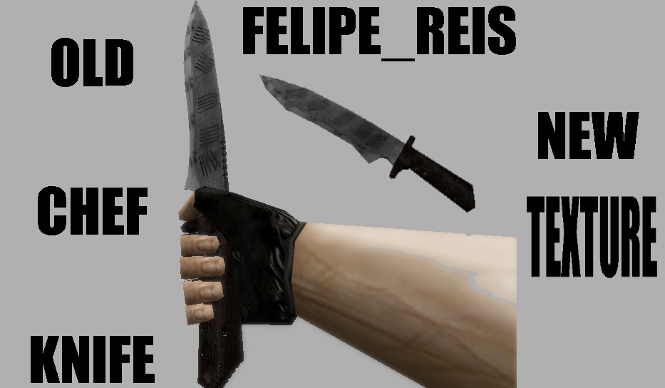 Old Chef Knife (Retextured)
