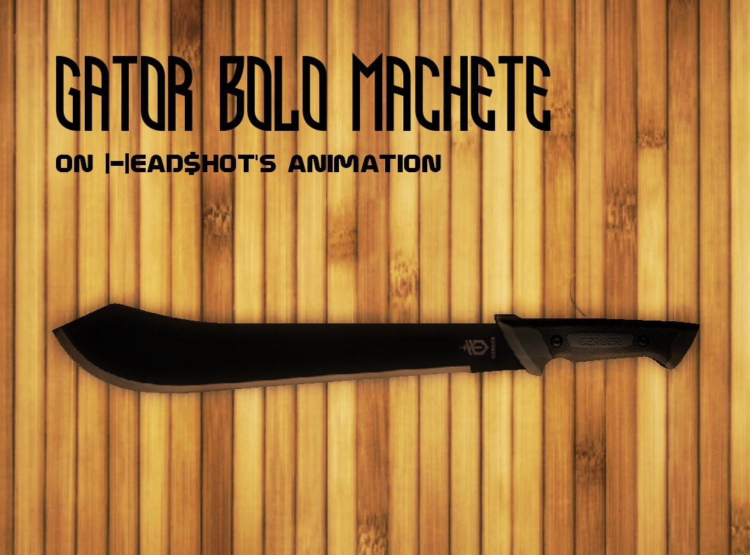Gator Bolo Machete on |-|ead$hot's Animation