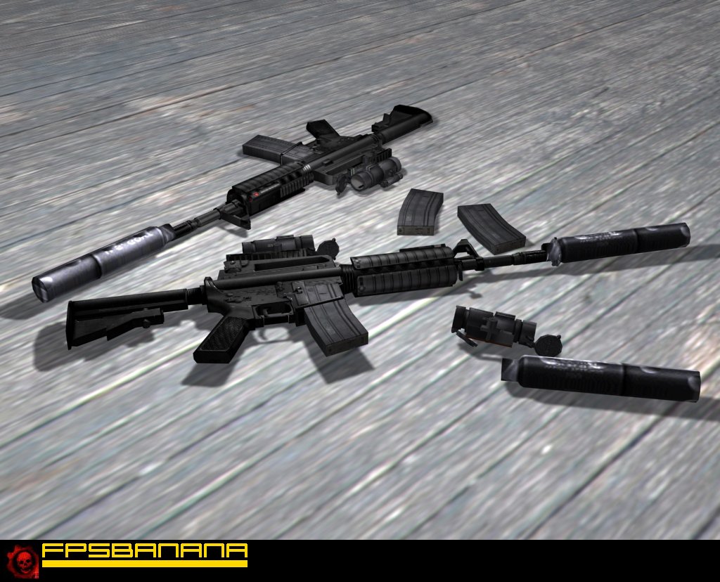 Evil M4a1 With Acog, LAM