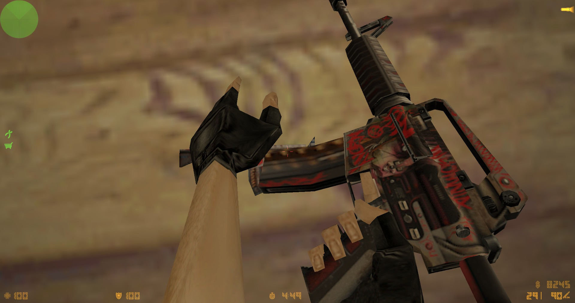 M4A1-S Night Terror vanilla reskin