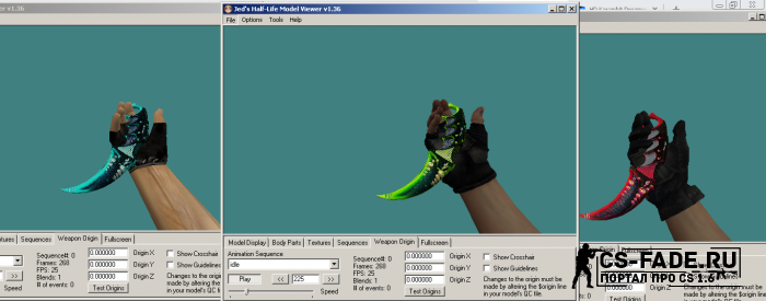 Models Pack - Knife Karambit Dreamer